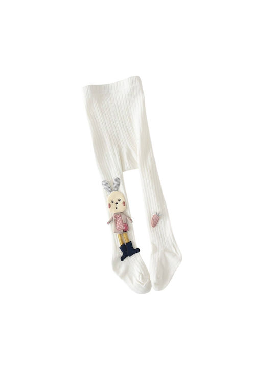 TakTakBaby Kids Tights Striped WHITE