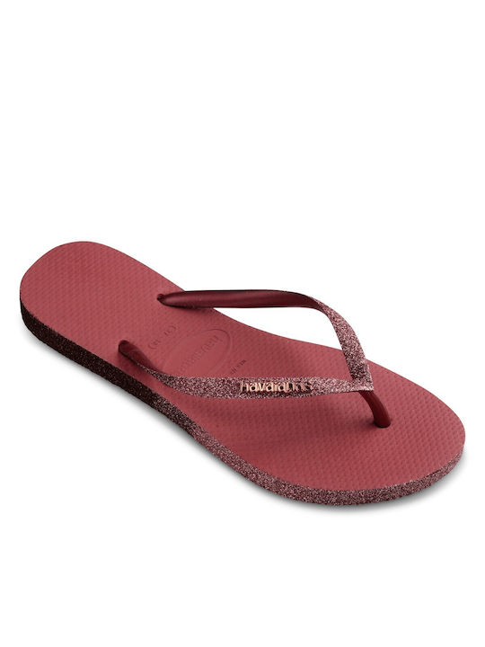 Havaianas Slim Sparkle Ii Женски чехли в Оранжев цвят