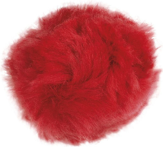 Titanum Pom Pom de Artizanat Roșu Set 45buc