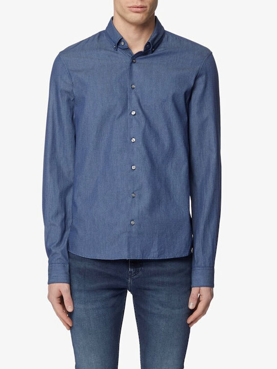 Calvin Klein Cotton Shirt Blue