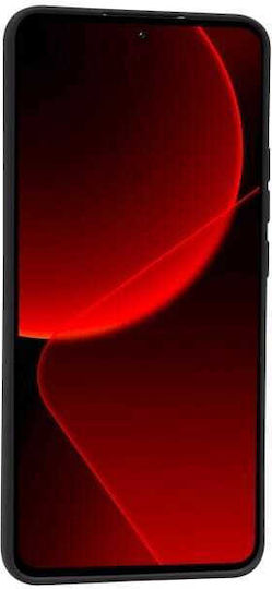 Crong Color Back Cover Σιλικόνης Μαύρο (Xiaomi 13T / 13T Pro)