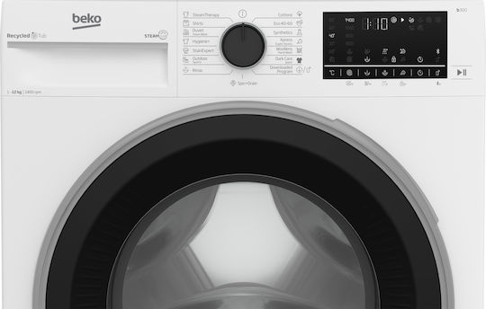 Beko B3WFT5124111WP Пералня 12кг с Парна Технология 1400 Оборота