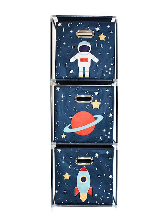Koopman Toy Storage System made of Plastic Blue 35x35x102cm 1pcs