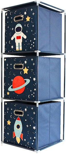 Koopman Toy Storage System made of Plastic Blue 35x35x102cm 1pcs