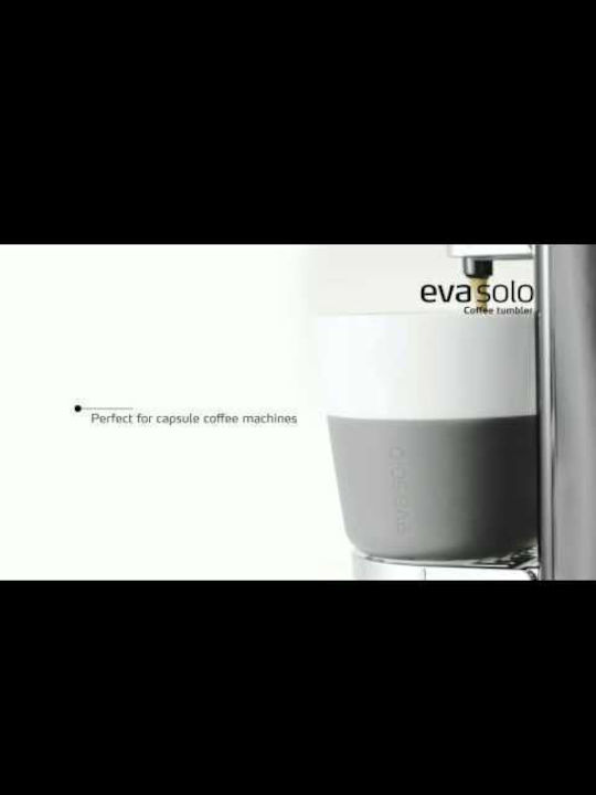 Eva Solo Σετ Φλιτζάνια Espresso από Πορσελάνη Γκρι 80ml 2τμχ