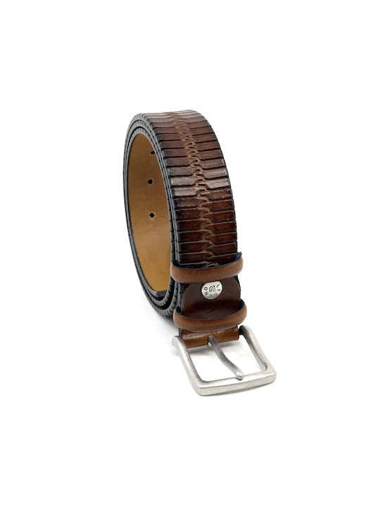 Legend Accessories Men's Leather Belt Tabac Brown