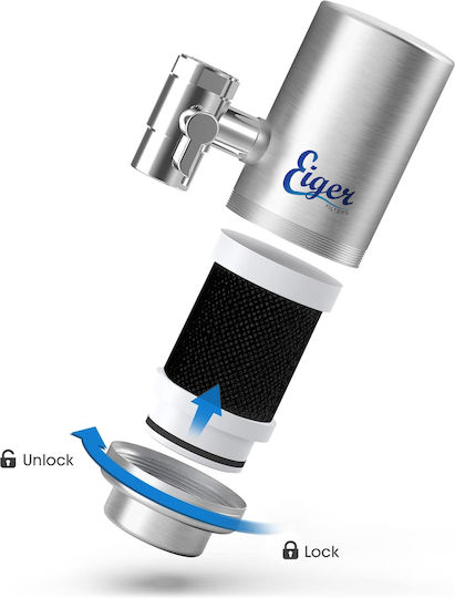 Eiger Faucet Water Filter Activated Carbon 0.5 μm