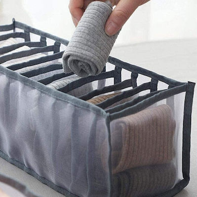 TnS Textil Organizator de sertare pentru Lenjerie intimă în Culoare Gri 12x32x12cm 1buc