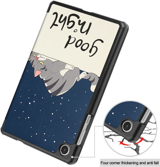 Sleeping Cat Flip Cover Dauerhafte Mehrfarbige Lenovo Tab M8 Gen 4 TB-300FU