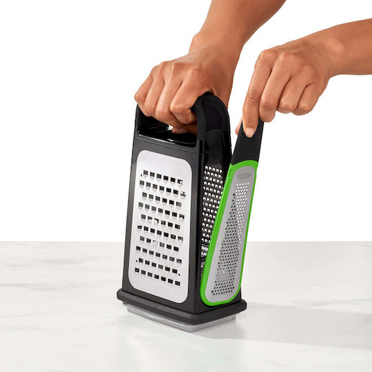 OXO Răzătoare de Brânză cu Container Negru 13.3x8.8x31cm