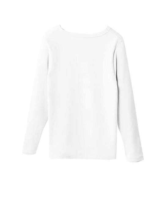 Join Kids Thermal Top White