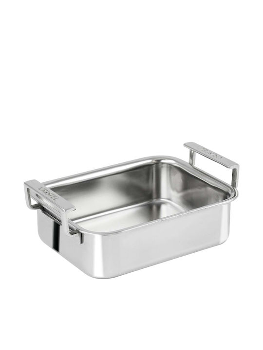 Cristel Complements Baking Pan Rectangular of Stainless Steel 12x10cm