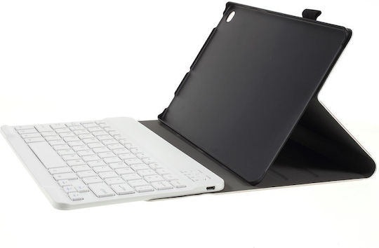 Flip Cover mit Tastatur Englisch US Rosa für Samsung Galaxy Tab S5e SM-T720