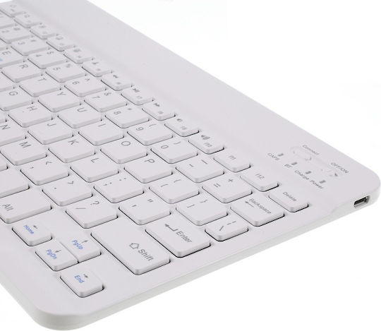Flip Cover mit Tastatur Englisch US Rosa für Samsung Galaxy Tab S5e SM-T720