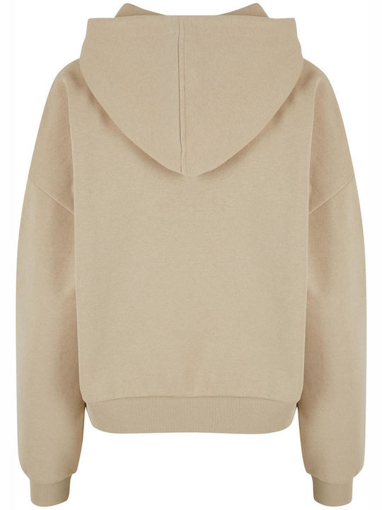 Urban Classics Women's Hooded Cardigan Beige