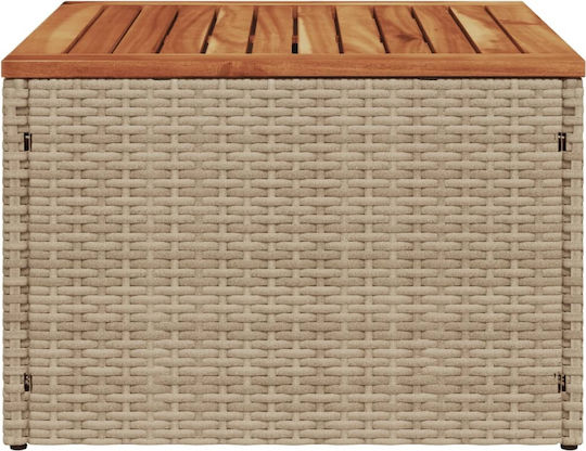Garten- und Terrassentisch für kleine Räume Beigefarbene 55x55x37cm