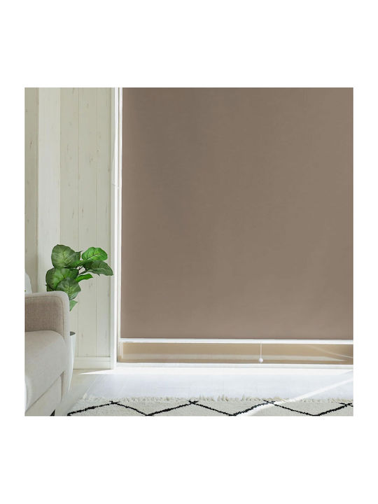 Roller Blinds Partial Blackout Brown W60xH180cm 106117