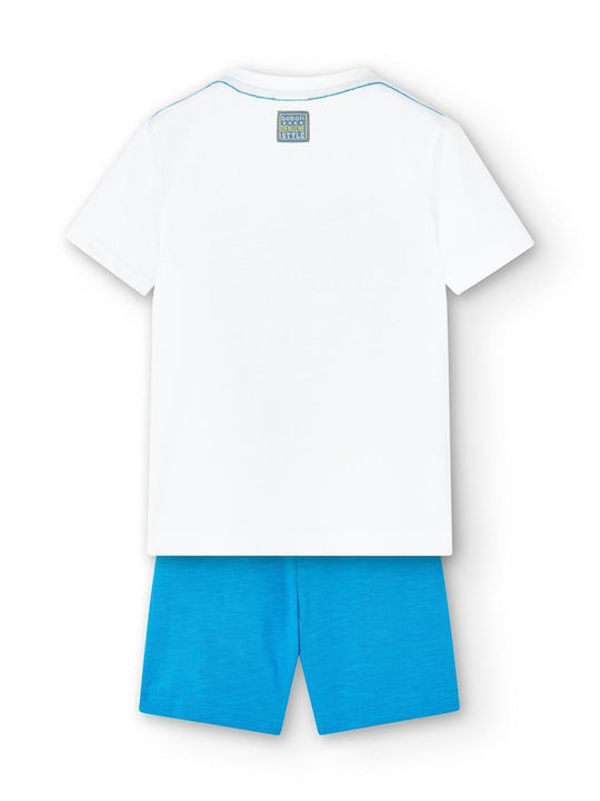 Boboli Kinder Set mit Shorts Sommer 2Stück white