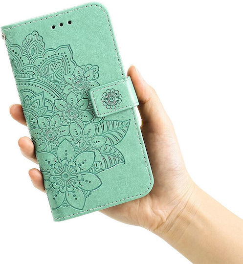 Erbord Книга Изкуствена кожа / Пластмаса / Силикон Зелен (Oppo A94)