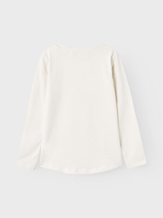 Kids' Shirt Long Sleeve Ecru Good Vibes Only