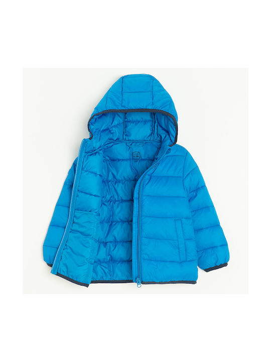 Kids Casual Jacket with Hood Blue
