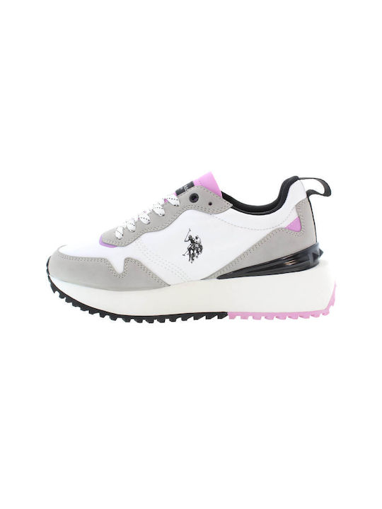 U.S. Polo Assn. Sneakers White / Lila