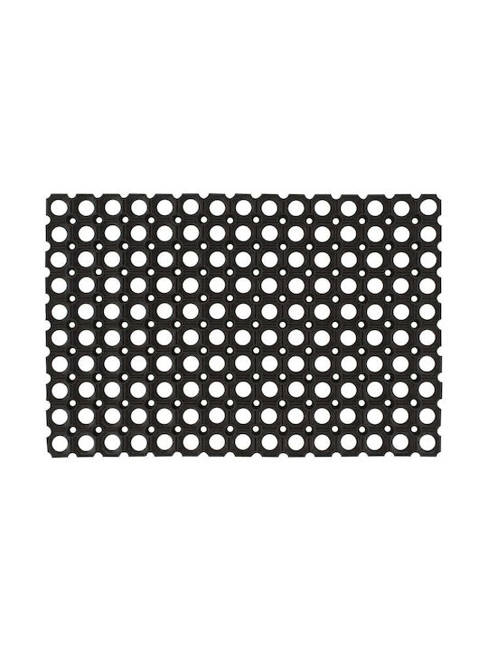 vidaXL Entrance Mat Anti-slip made of Rubber Black 60x80cm