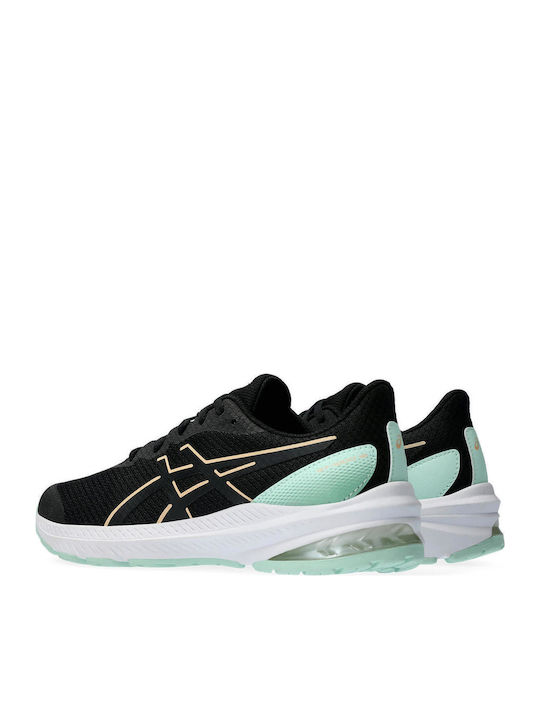 GT-1000 12 GS Kids Sports Shoes Running with Laces Black