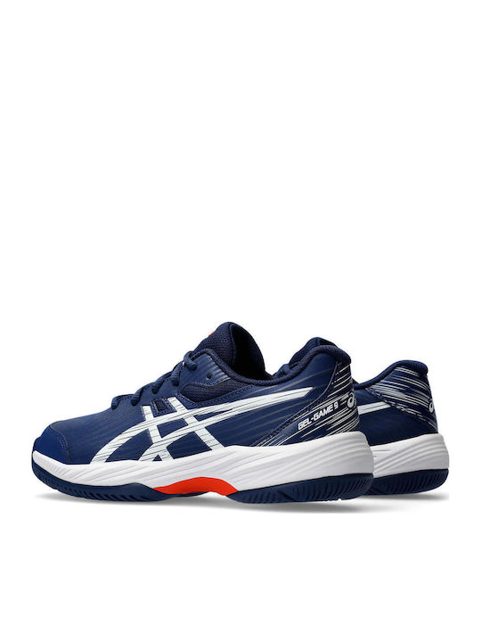 Gel-Game 9 Gs Kids Sports Shoes Tennis with Laces Blue