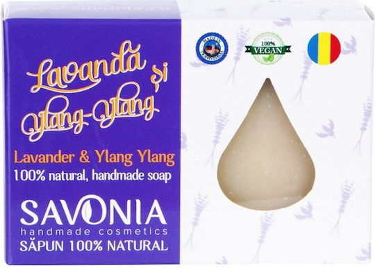 Savonia Baton de săpun pentru Corpul Levănțică și Ylang Ylang 90gr