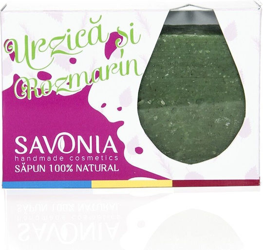 Savonia Baton de săpun pentru Corpul Urzică și rozmarin 90gr