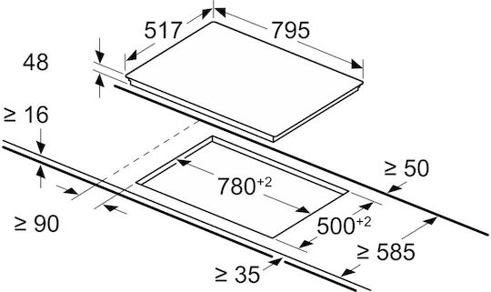 Neff N 70 Autonomous with Child Lock Function 79.5x51.7εκ.