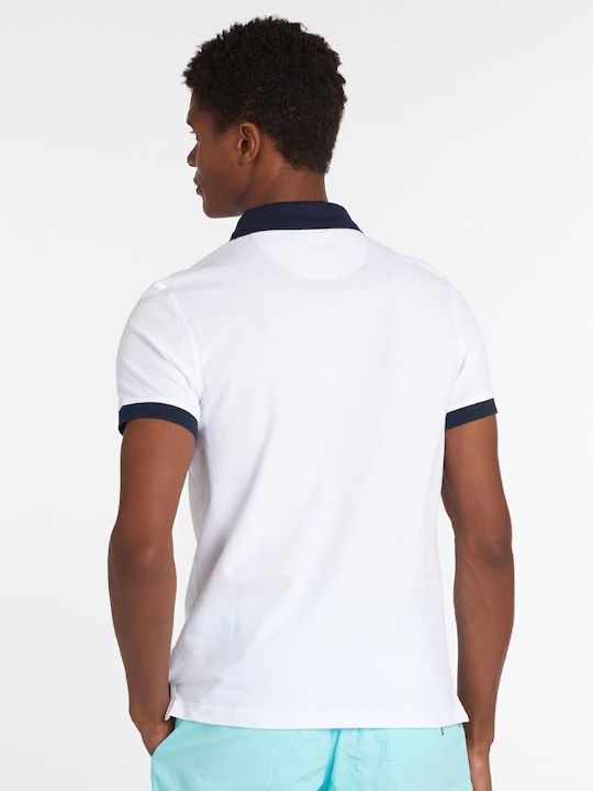 Lynton Polo Short Sleeve Blouse White