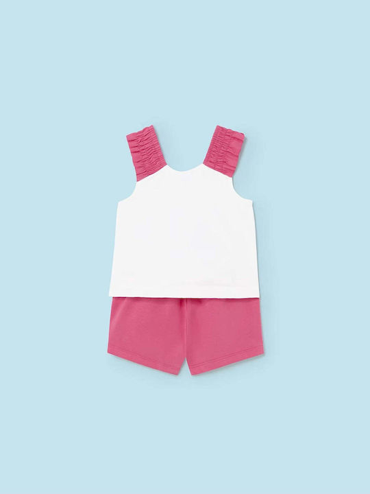 Kids' Set with Shorts Summer 2pcs White