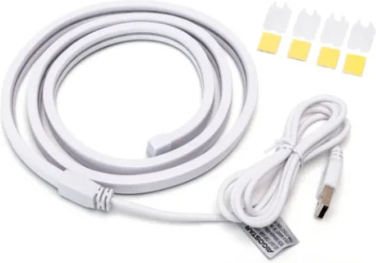 Aigostar Bandă LED USB 5V RGB Lumină 1m cu Sursă de alimentare