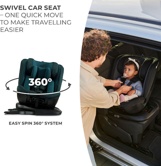 Kinderkraft Xpedition 2 Scaun Auto pentru Copii i-Size cu Isofix Albastru 0-36 kg