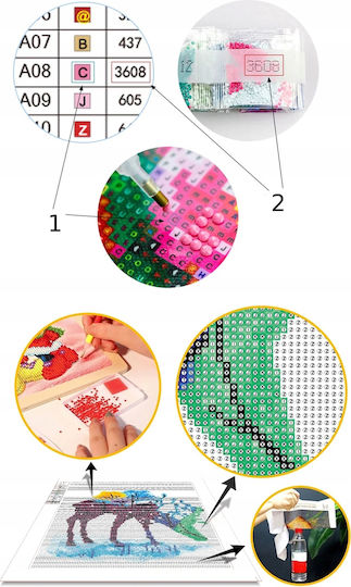 Καμβάς Diamond Painting Κιτ