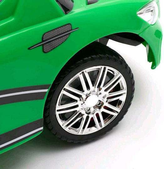 BabyMix Racer Up Mașină Ride On Cu Mâner Pentru Părinți Pentru 12+ Luni Albă
