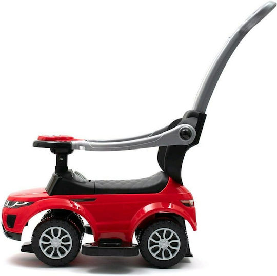 BabyMix Mașină Ride On Cu Mâner Pentru Părinți Pentru 12+ Luni Roșie