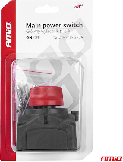 AMiO Διακόπτης On/Off Αυτοκινήτου 12V-24V