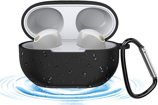 Husă cu cârlig în culoarea Negru pentru Sony WF-1000XM5