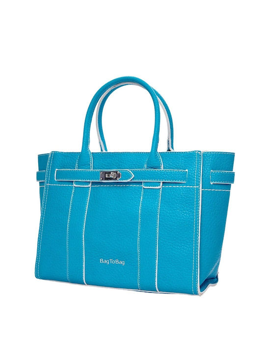 Bag to Bag Women's Bag Tote Hand Light Blue