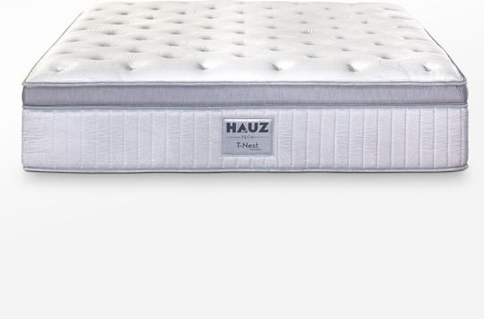 Hauz T-nest King Size Anatomic Saltea Latex 200x200x34cm cu Suprapozabil