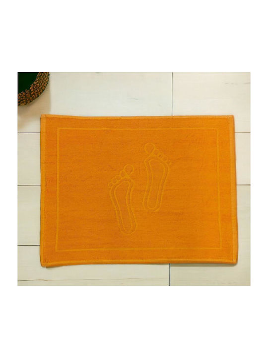 Linea Home Bath Mat Cotton LH2044028-1 Orange 55x70cm