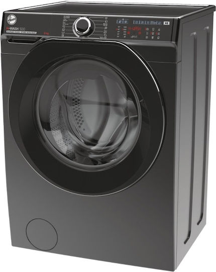 Hoover HWP 48AMBCR/1-S Πλυντήριο Ρούχων 8kg με Τεχνολογία Ατμού 1400 Στροφών Γκρι 31010285