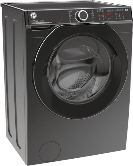 Hoover HWP 48AMBCR/1-S Πλυντήριο Ρούχων 8kg με Τεχνολογία Ατμού 1400 Στροφών Γκρι 31010285