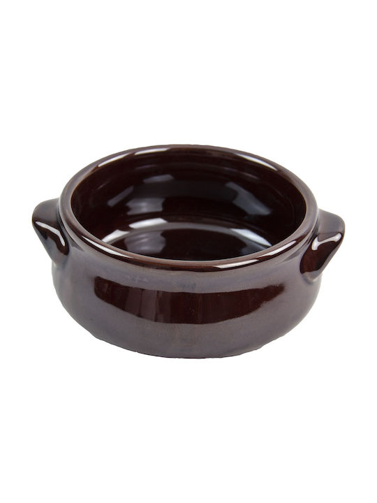 Venus Individual Giouvetsi Dish Porcelain Round Individual Heat-Resistant Cookware 13x13cm