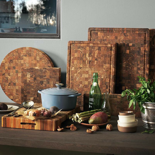 TeakHaus Butcher Block Πλατώ Σερβιρίσματος Ξύλινο 45.7x15.2x5.1εκ.