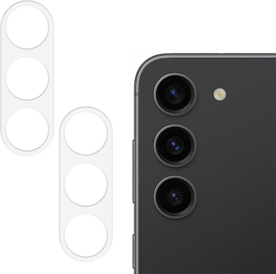 Erbord Kameraschutz Gehärtetes Glas Transparent für das Galaxy S23+