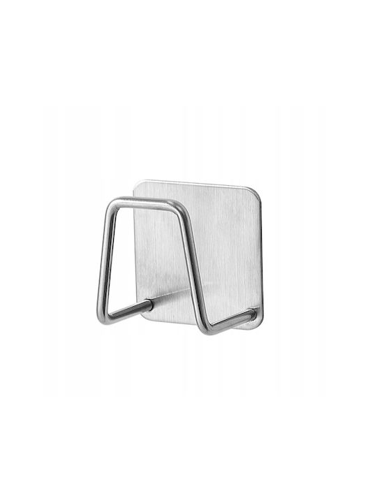 Кука Баня Единично с винтове ​5x5см Inox Сив